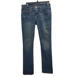 Abercrombie and‎ Fitch Erin A&F Women's Medium Wash Straight Leg Denim Jeans 0S